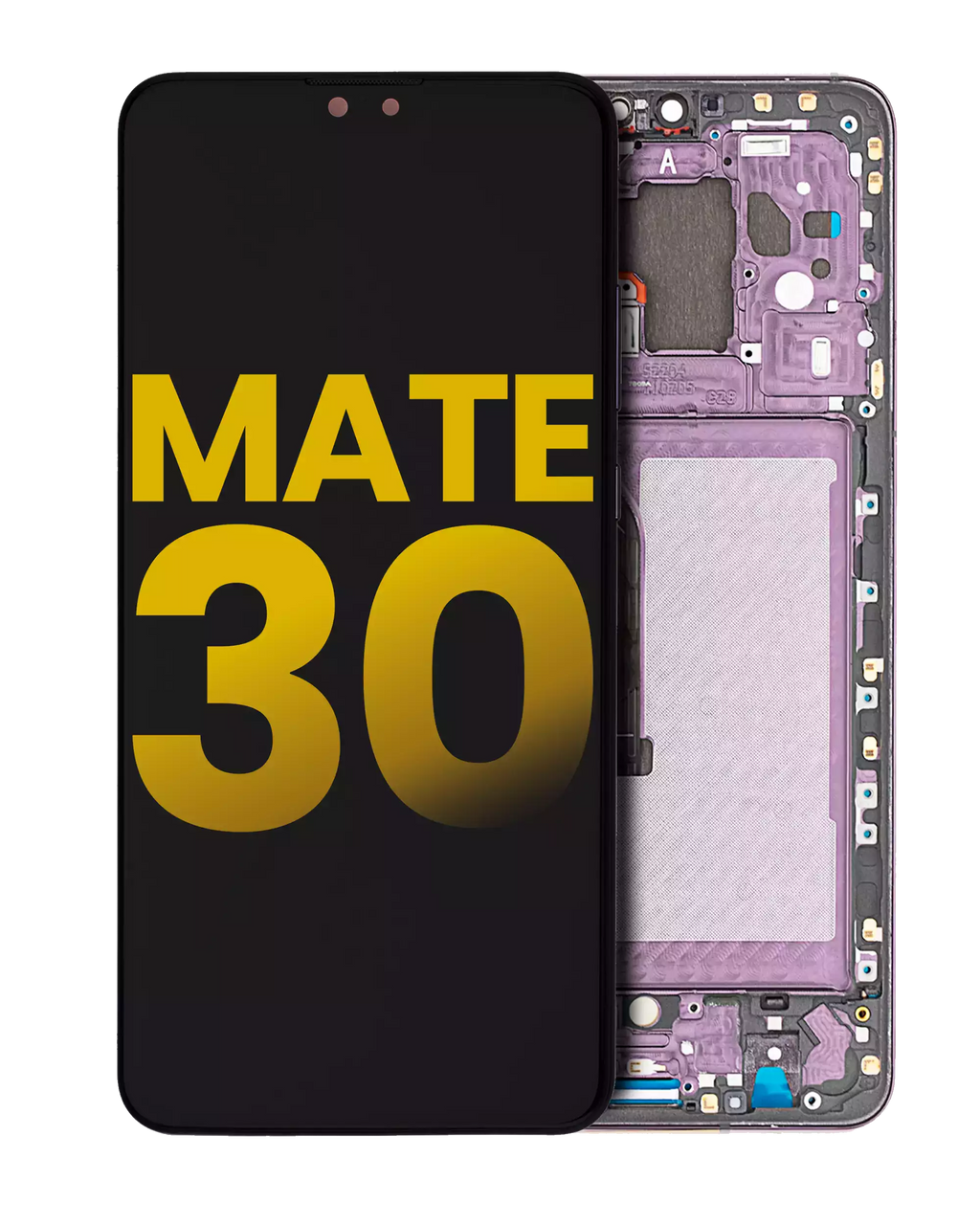 LCD Display with Frame for Huawei Mate 30 (Refurbished) (Purple)