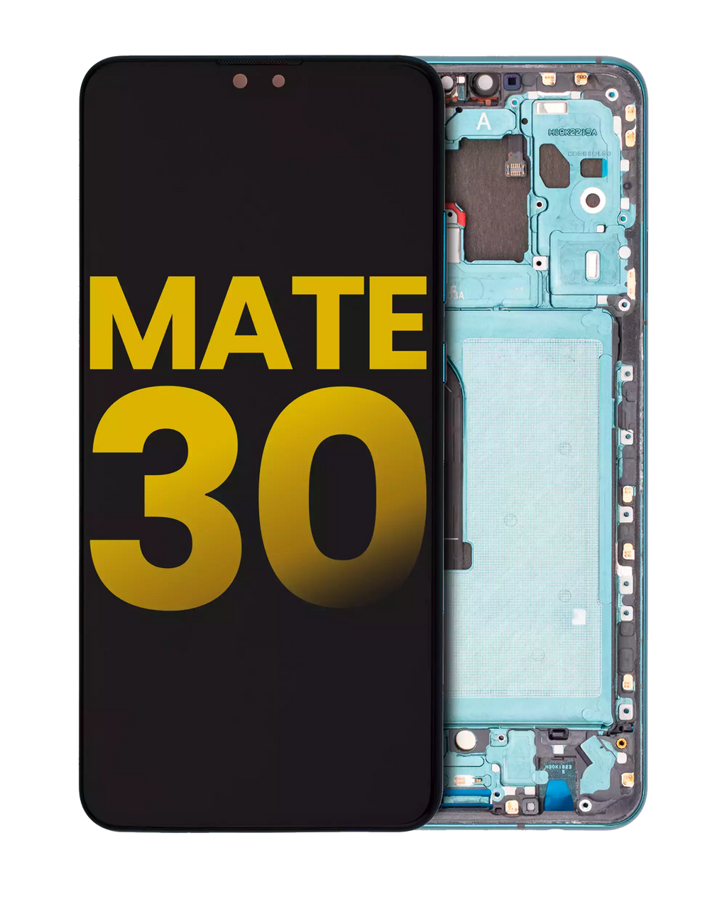 LCD Display with Frame for Huawei Mate 30 (Refurbished) (Green)
