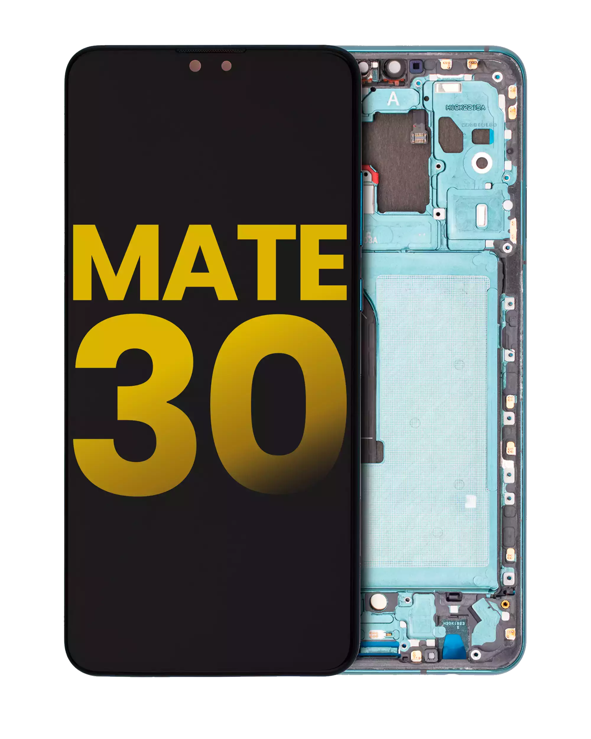 LCD Display with Frame for Huawei Mate 30 (Refurbished) (Green)