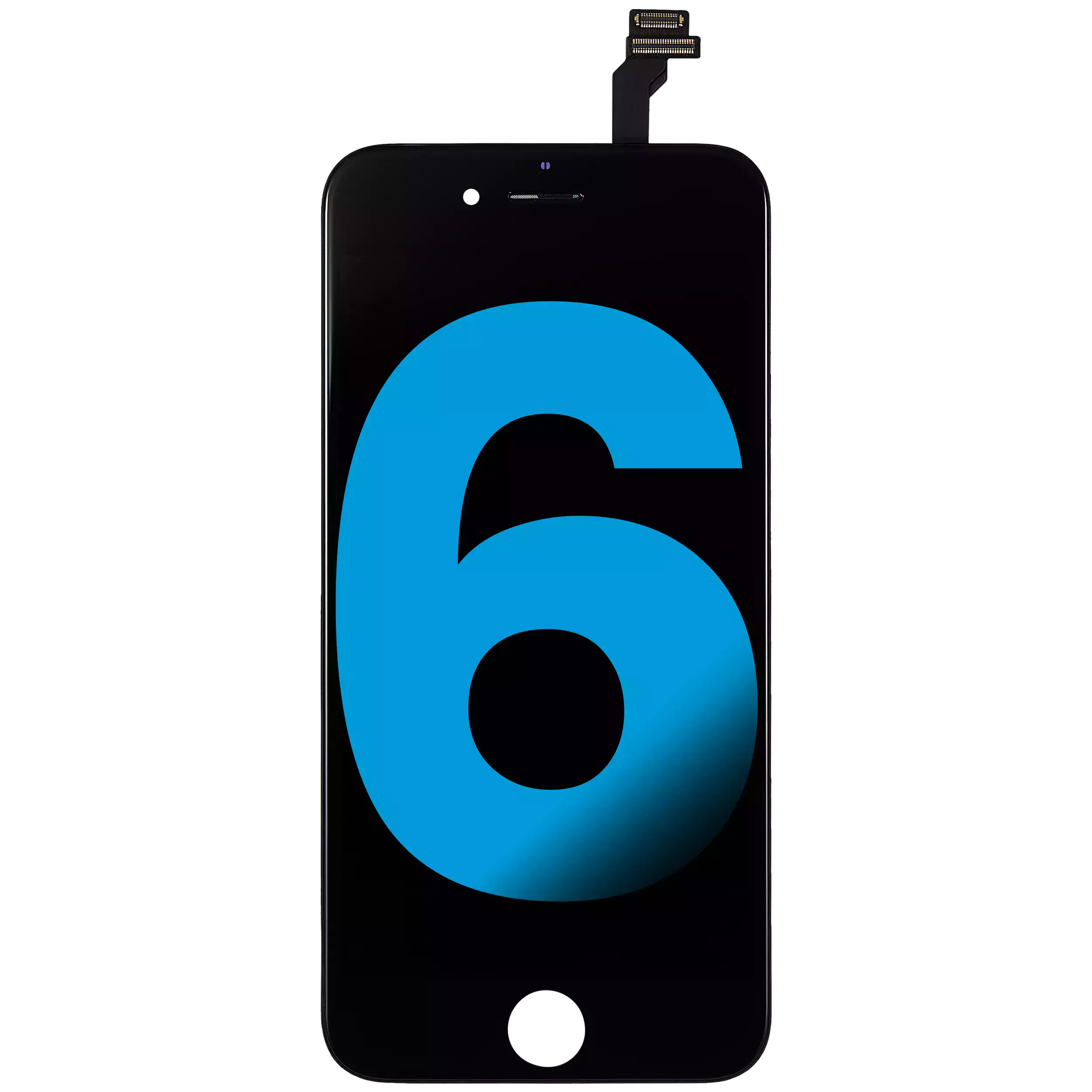 LCD-Display für iPhone 6 (Aftermarket: AQ7) (Schwarz)