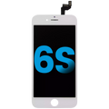 LCD Display with Steel Plate for iPhone 6S (Aftermarket AQ7) White
