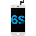 LCD Display with Steel Plate for iPhone 6S (Aftermarket) (White)