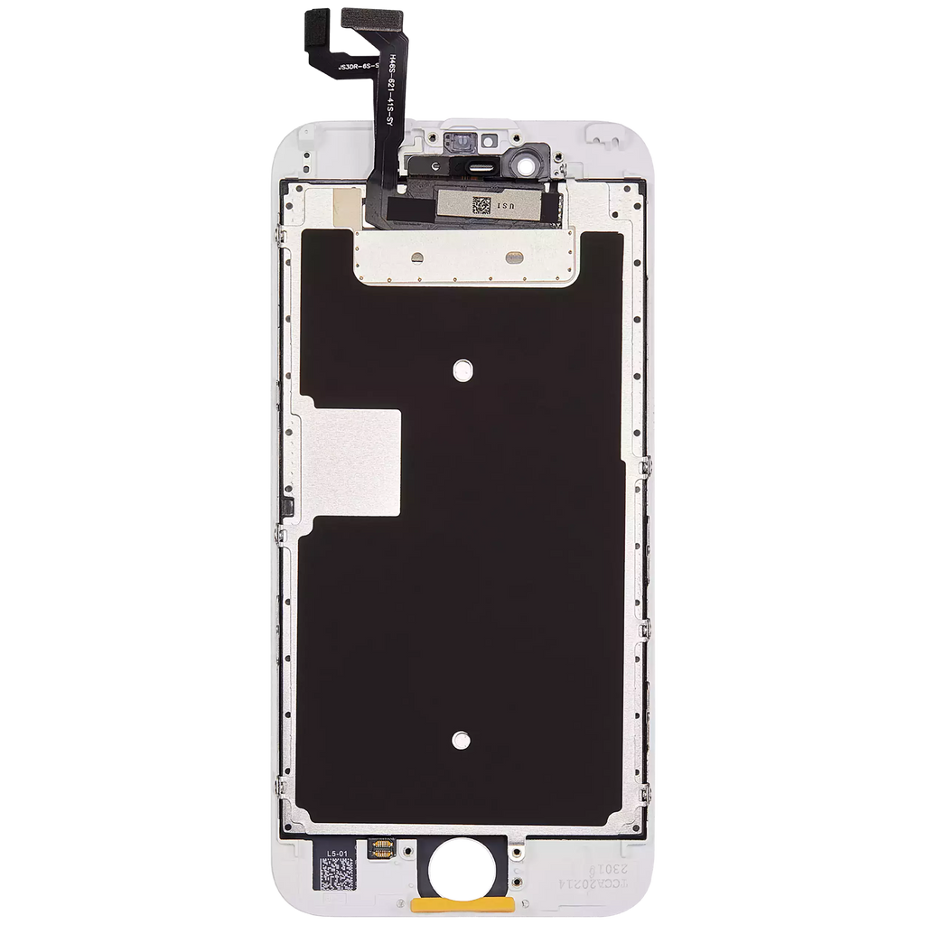 LCD Display with Steel Plate for iPhone 6S (Aftermarket) (White)
