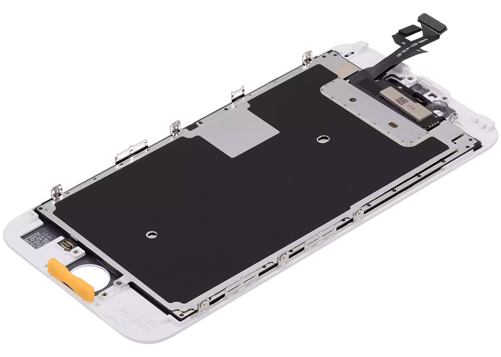 LCD Display with Steel Plate for iPhone 6S (Aftermarket) (White)
