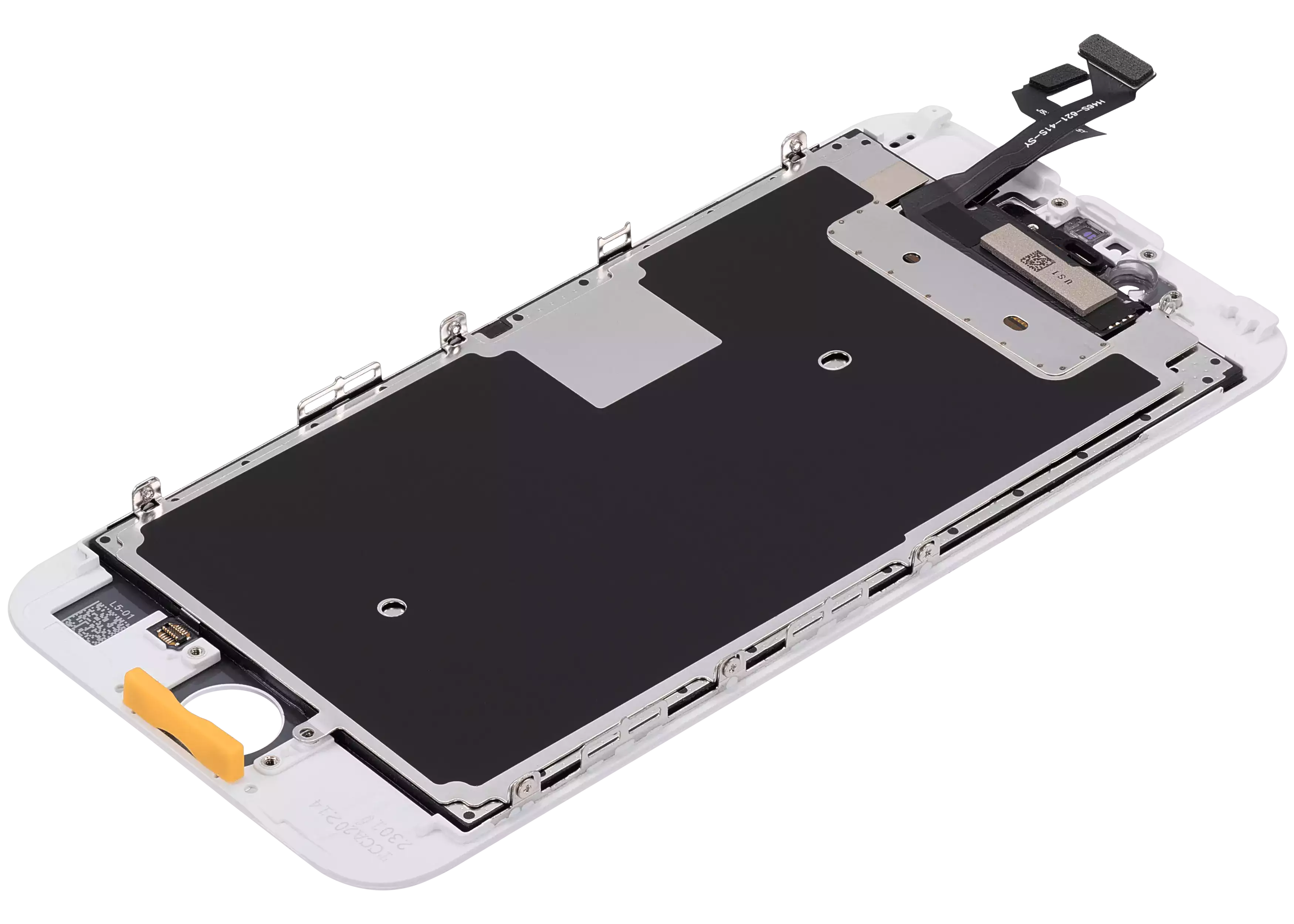 LCD Display with Steel Plate for iPhone 6S (Aftermarket) (White)