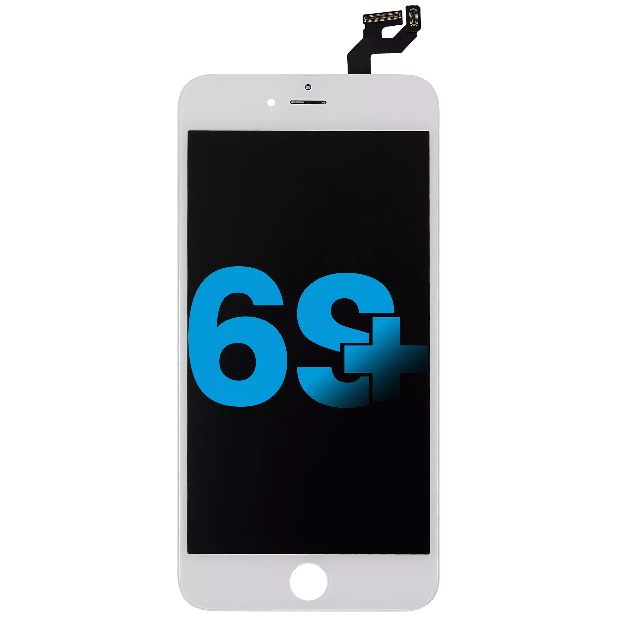 LCD Display with Steel Plate for iPhone 6S Plus (Aftermarket) – White