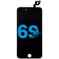 LCD-Display mit Stahlplatte für iPhone 6S Plus (Aftermarket) (Schwarz)