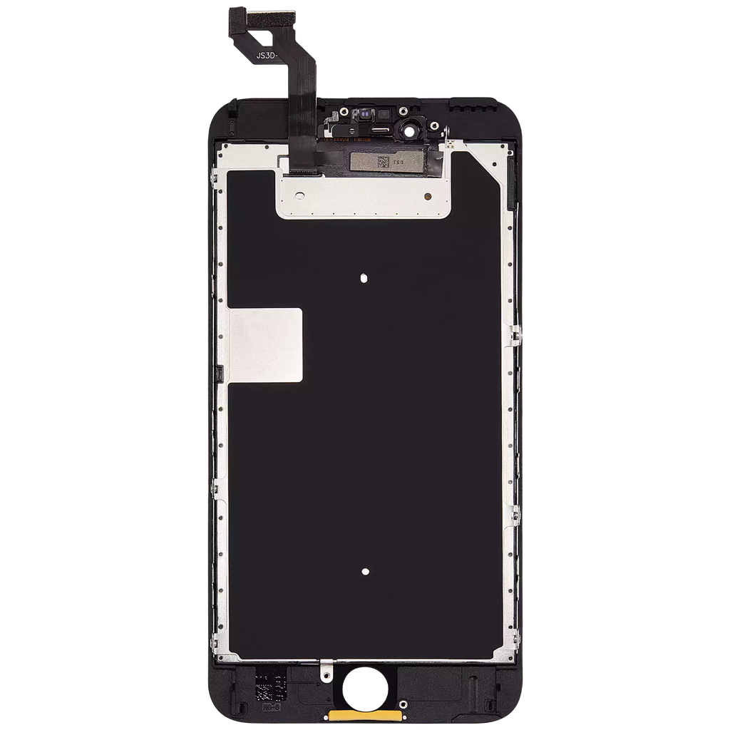 LCD-Display mit Stahlplatte für iPhone 6S Plus (Aftermarket) (Schwarz)