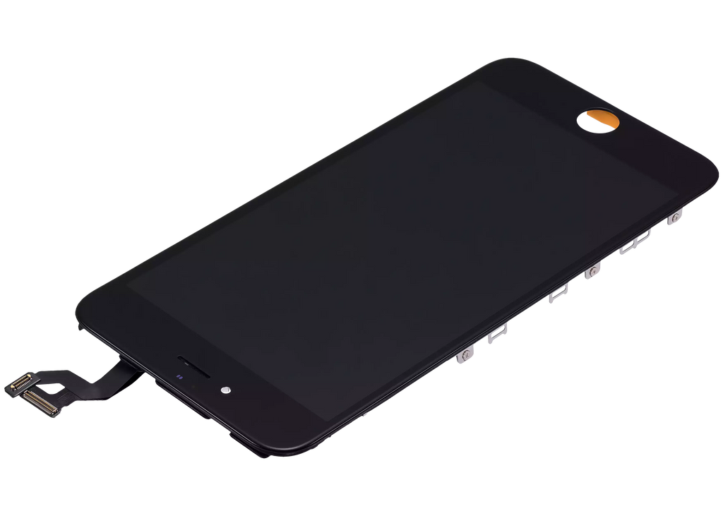LCD-Display mit Stahlplatte für iPhone 6S Plus (Aftermarket) (Schwarz)