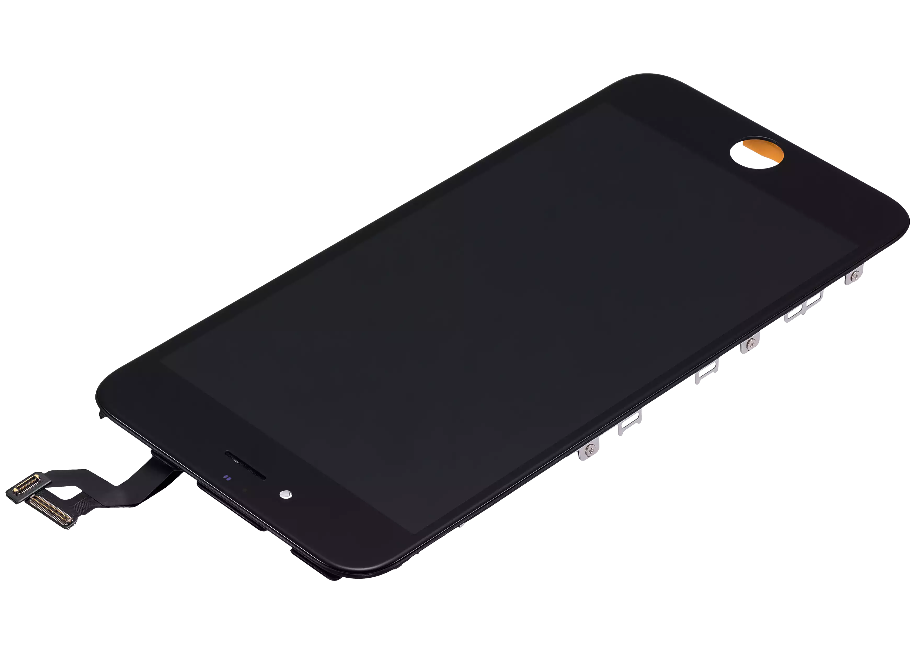 LCD-Display mit Stahlplatte für iPhone 6S Plus (Aftermarket) (Schwarz)