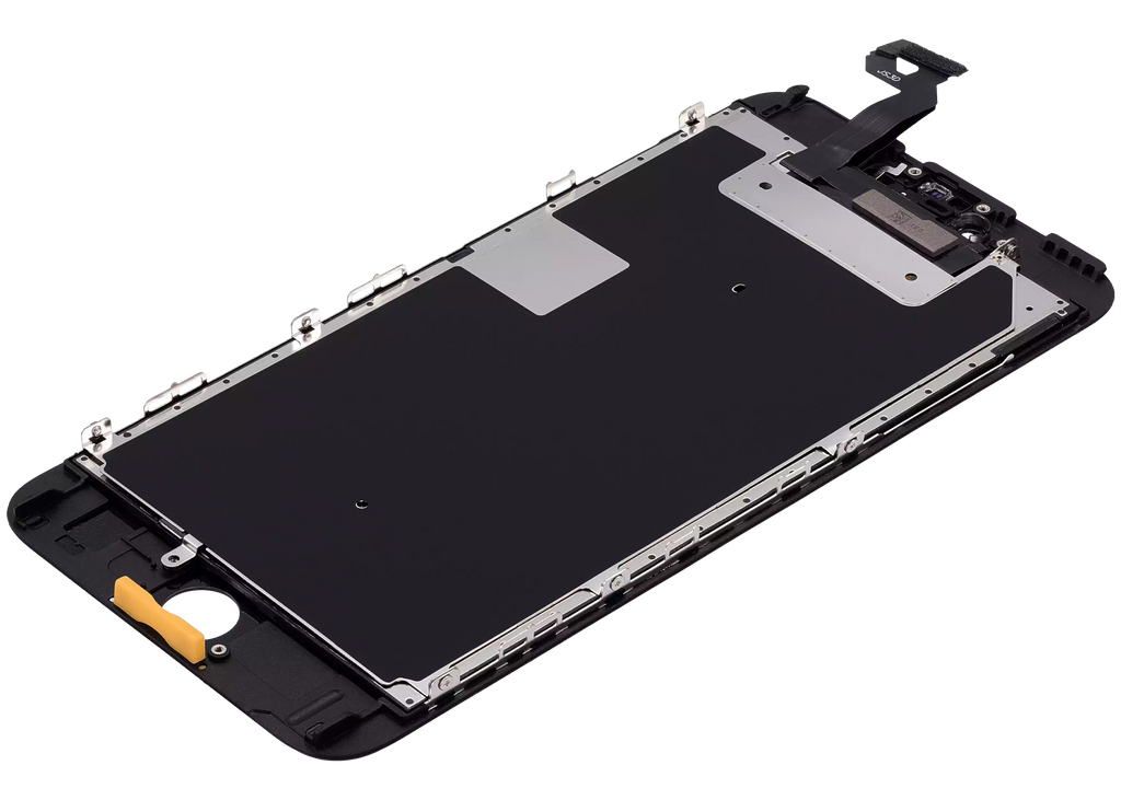 LCD-Display mit Stahlplatte für iPhone 6S Plus (Aftermarket) (Schwarz)