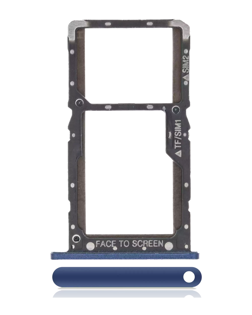 SIM card tray for Xiaomi Pocophone F1 (Steel Blue)