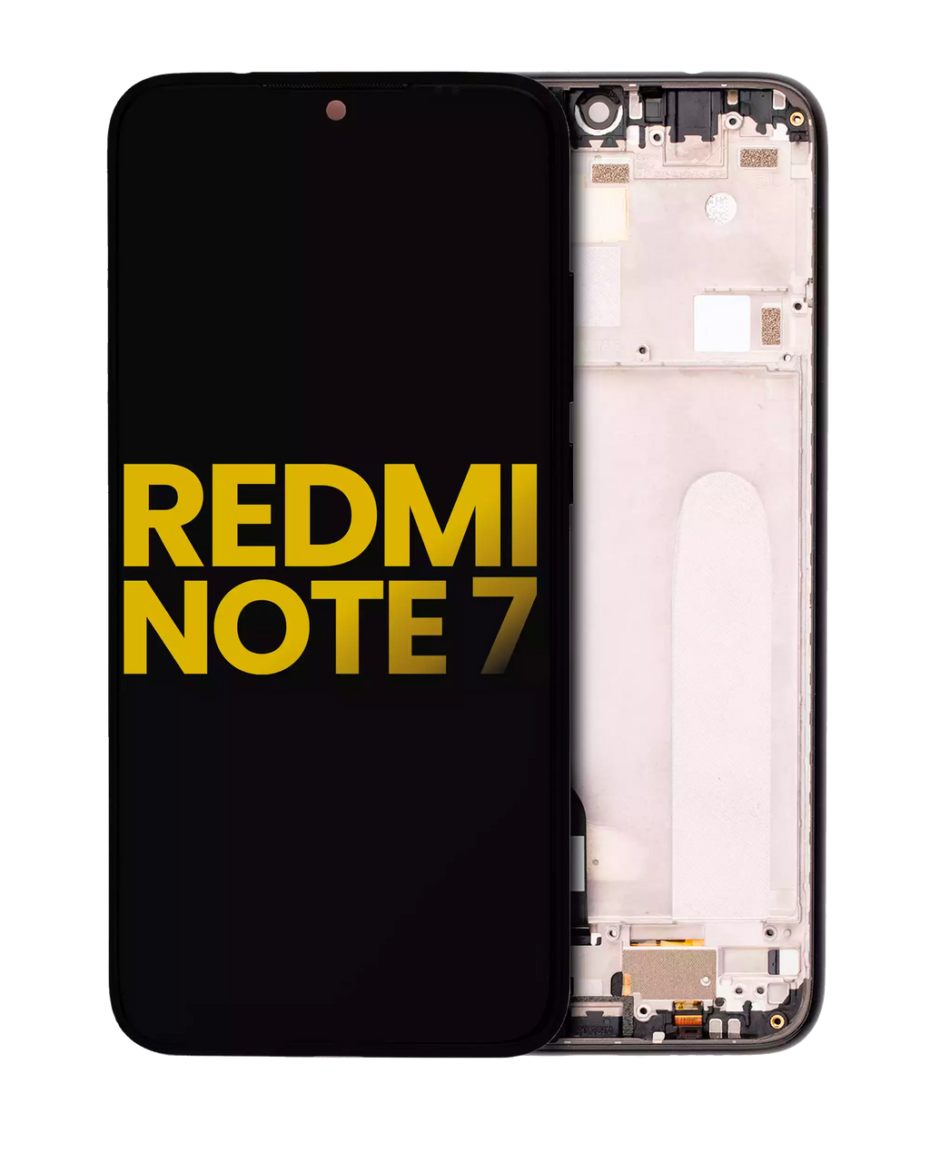 LCD mit Rahmen für Xiaomi Redmi Note 7/7 Pro (generalüberholt) Schwarz