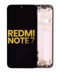 LCD mit Rahmen für Xiaomi Redmi Note 7/7 Pro (generalüberholt) Schwarz