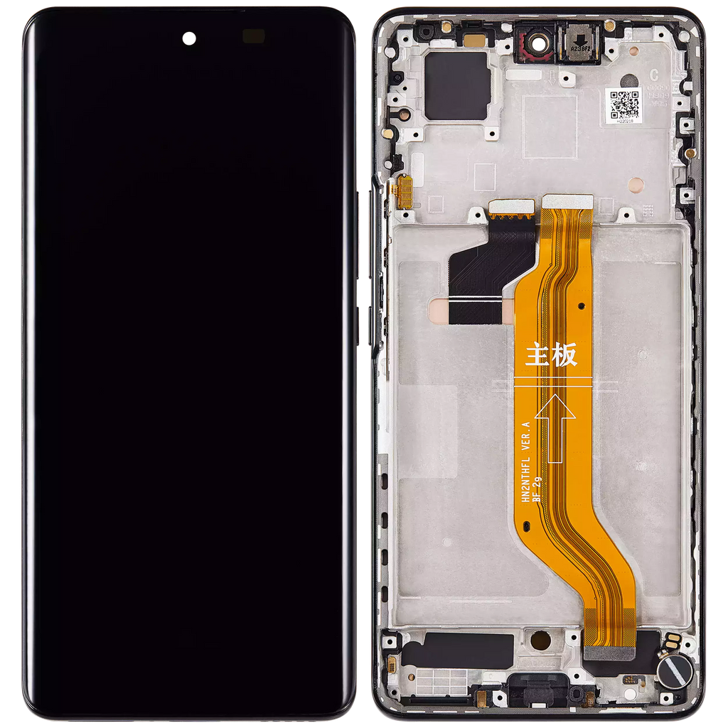 OLED-Display mit Rahmen für Honor 50 (Refurbished) (Midnight Schwarz)