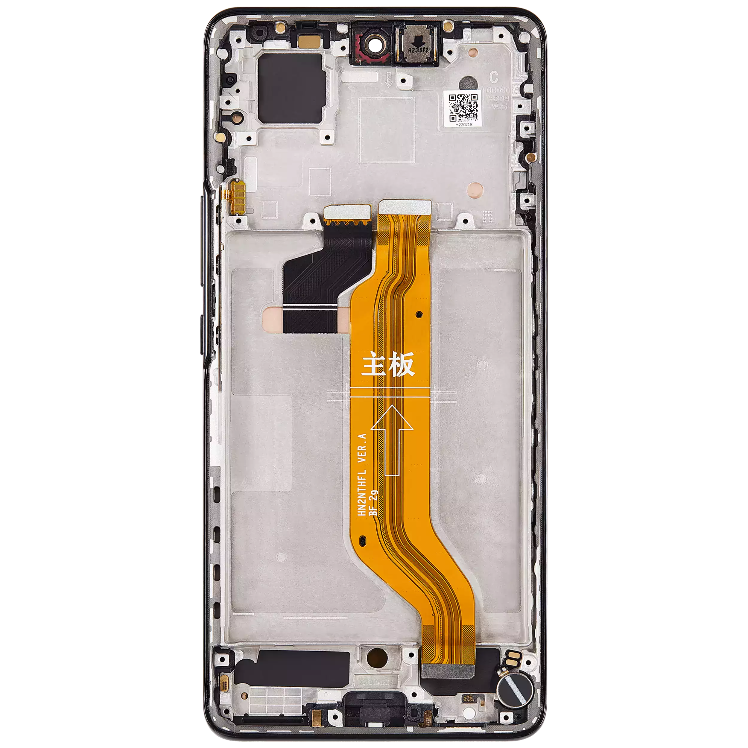 OLED-Display mit Rahmen für Honor 50 (Refurbished) (Midnight Schwarz)