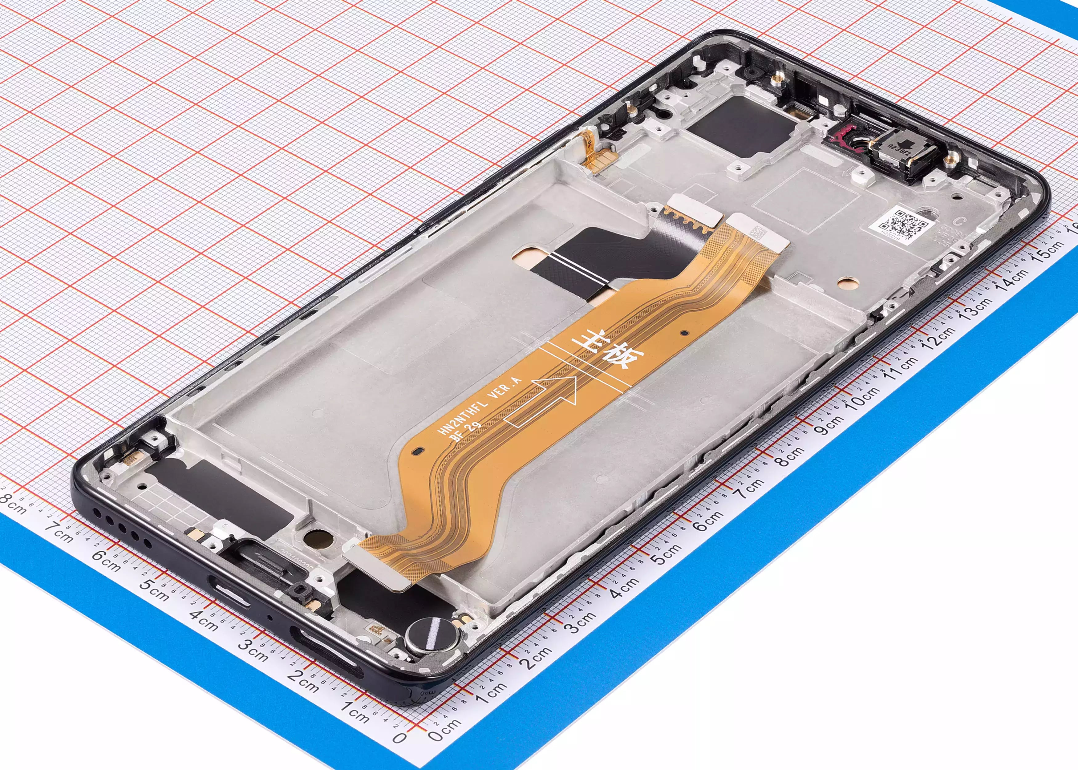 OLED-Display mit Rahmen für Honor 50 (Refurbished) (Midnight Schwarz)