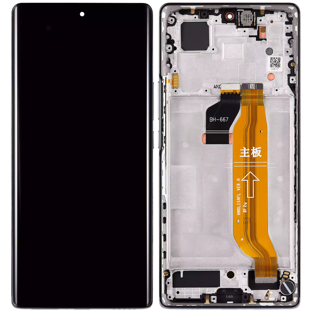 OLED-Display mit Rahmen für Honor 60 (Refurbished) (Schwarz)