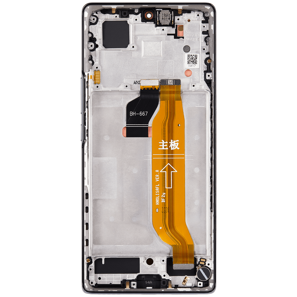 OLED-Display mit Rahmen für Honor 60 (Refurbished) (Schwarz)