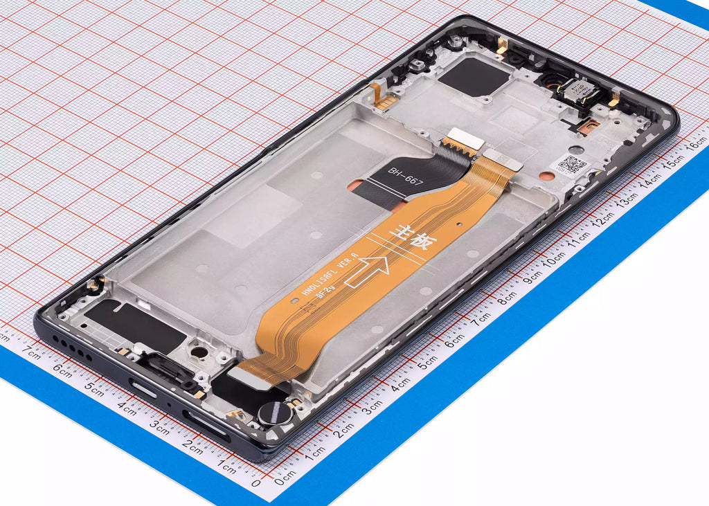 OLED-Display mit Rahmen für Honor 60 (Refurbished) (Schwarz)