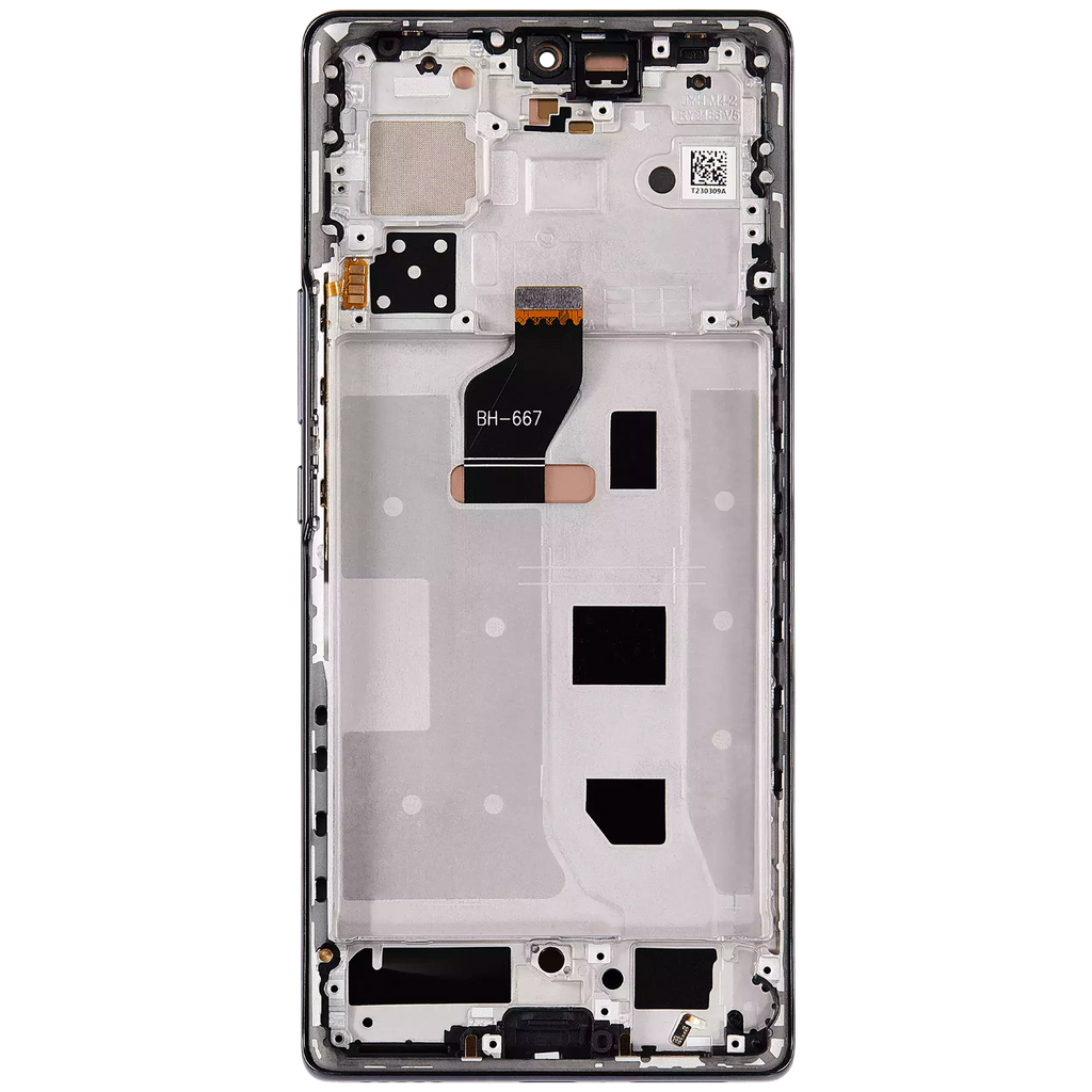 OLED-Display mit Rahmen für Honor 70 (Refurbished) (Midnight Schwarz)