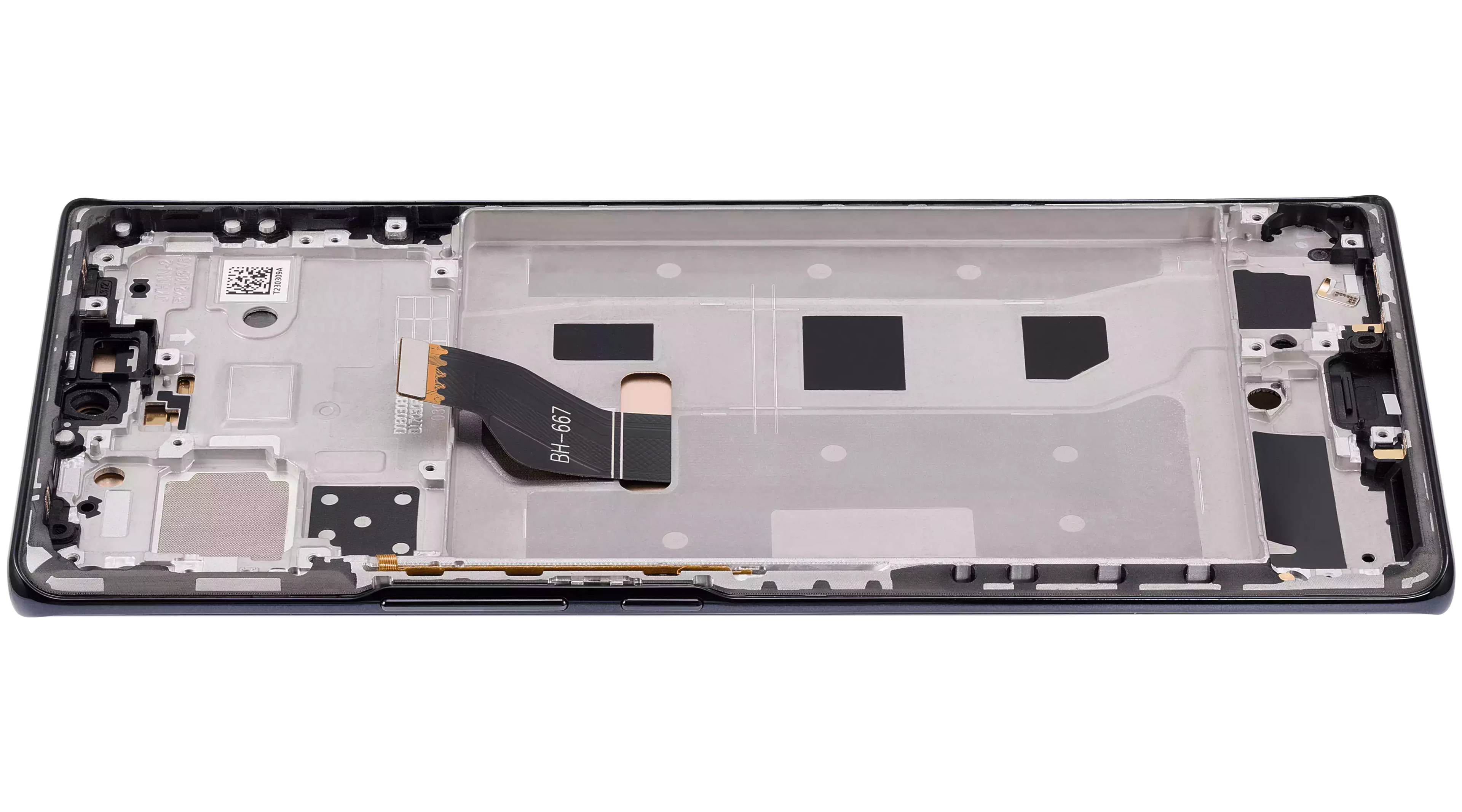 OLED-Display mit Rahmen für Honor 70 (Refurbished) (Midnight Schwarz)