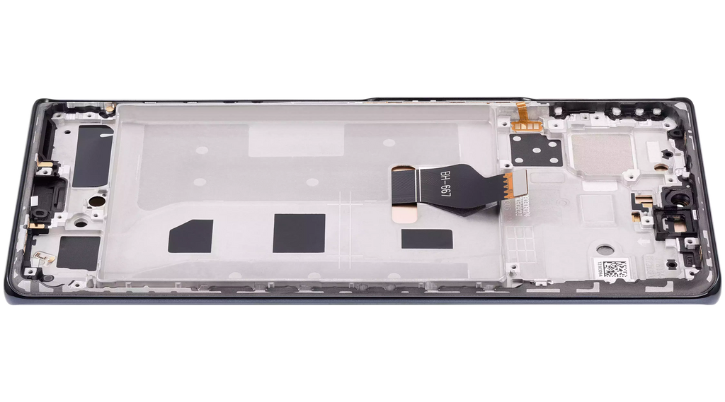 OLED-Display mit Rahmen für Honor 70 (Refurbished) (Midnight Schwarz)