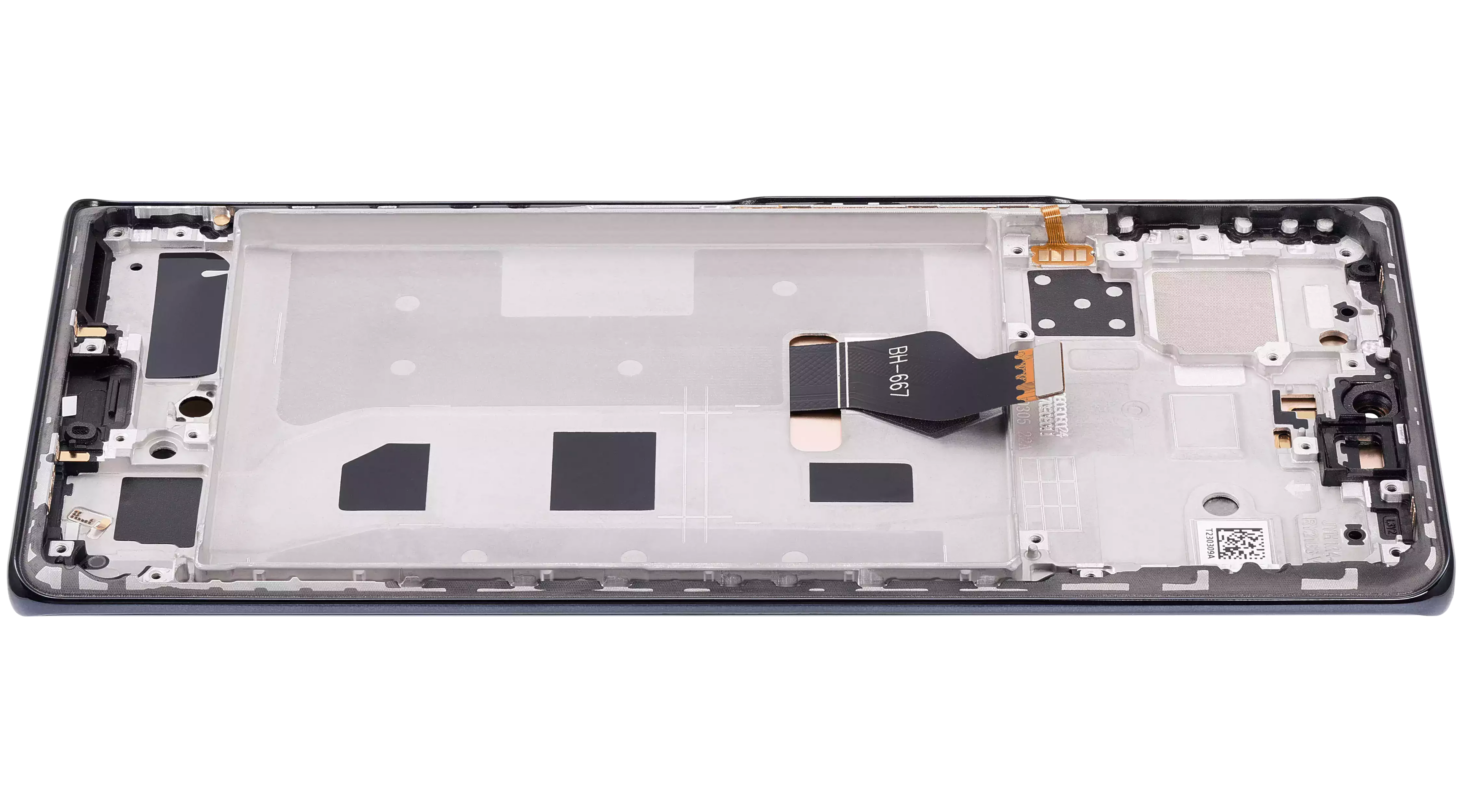 OLED-Display mit Rahmen für Honor 70 (Refurbished) (Midnight Schwarz)