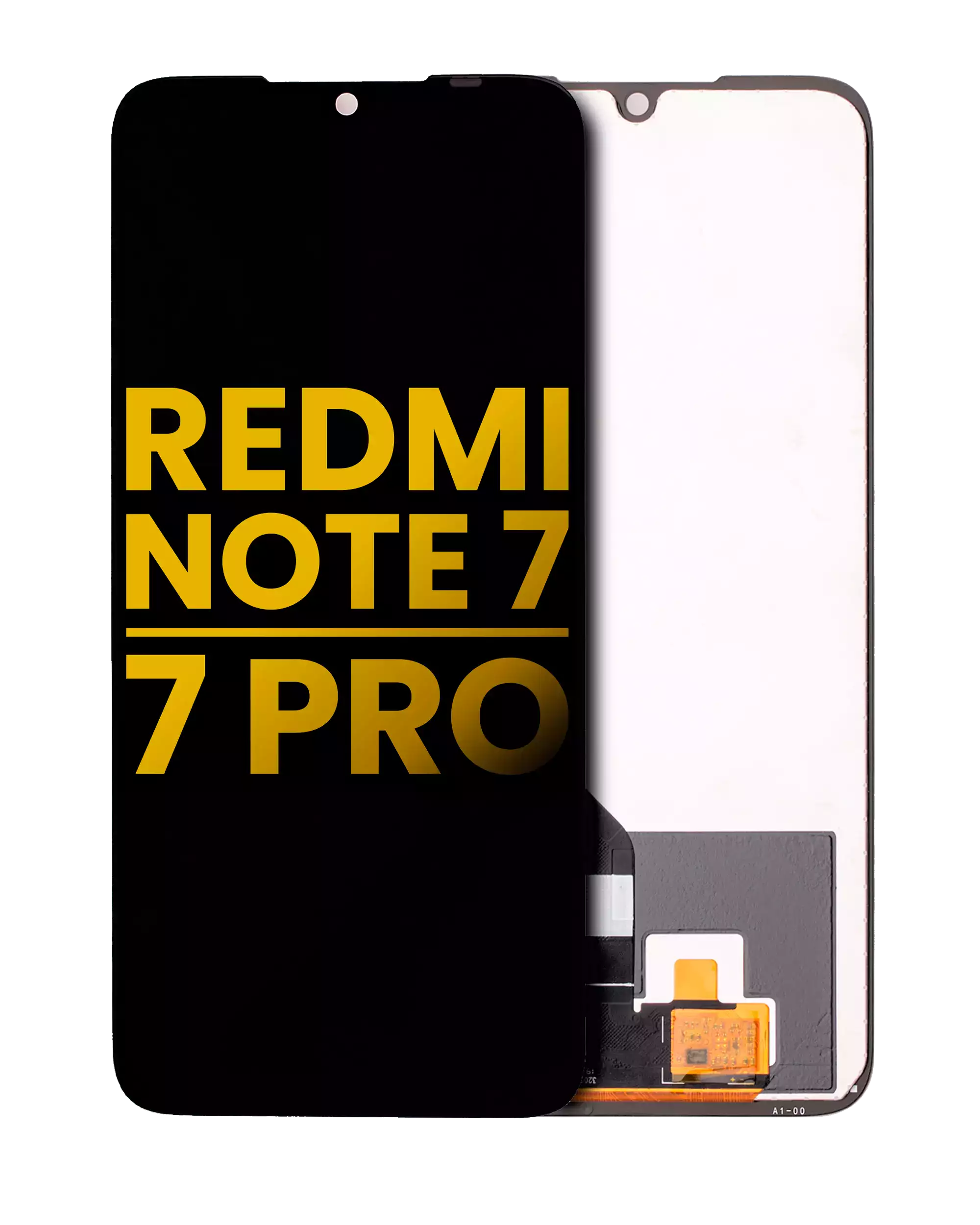 Xiaomi Redmi Note 7 / 7 Pro LCD-Display ohne Rahmen (Refurbished, Alle Farben)
