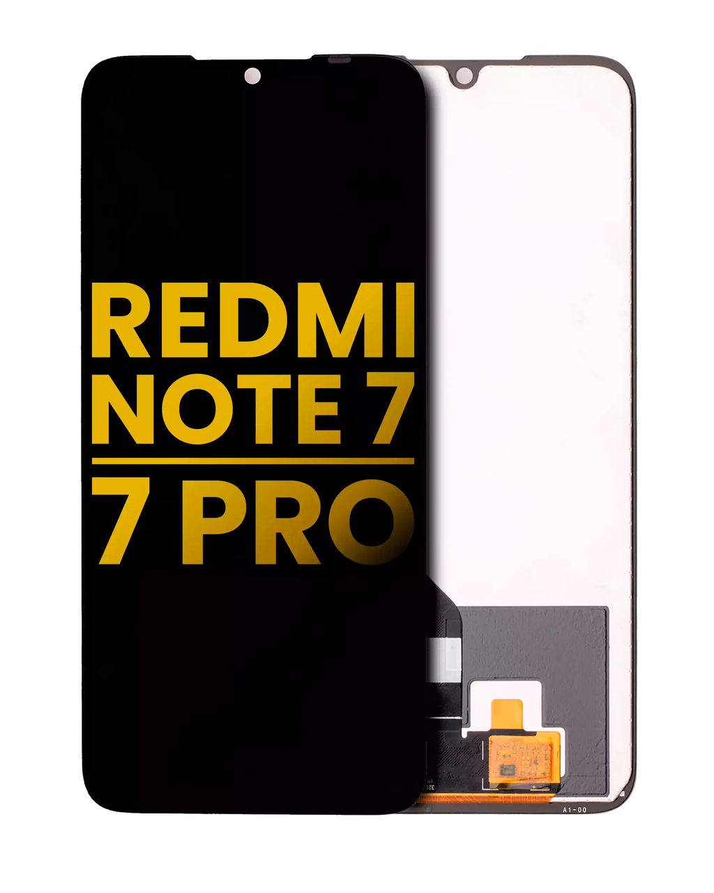 Xiaomi Redmi Note 7 / 7 Pro LCD-Display ohne Rahmen (Refurbished, Alle Farben)