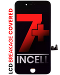 LCD-Display mit Stahlplatte für iPhone 7 Plus (Schwarz, Pro)