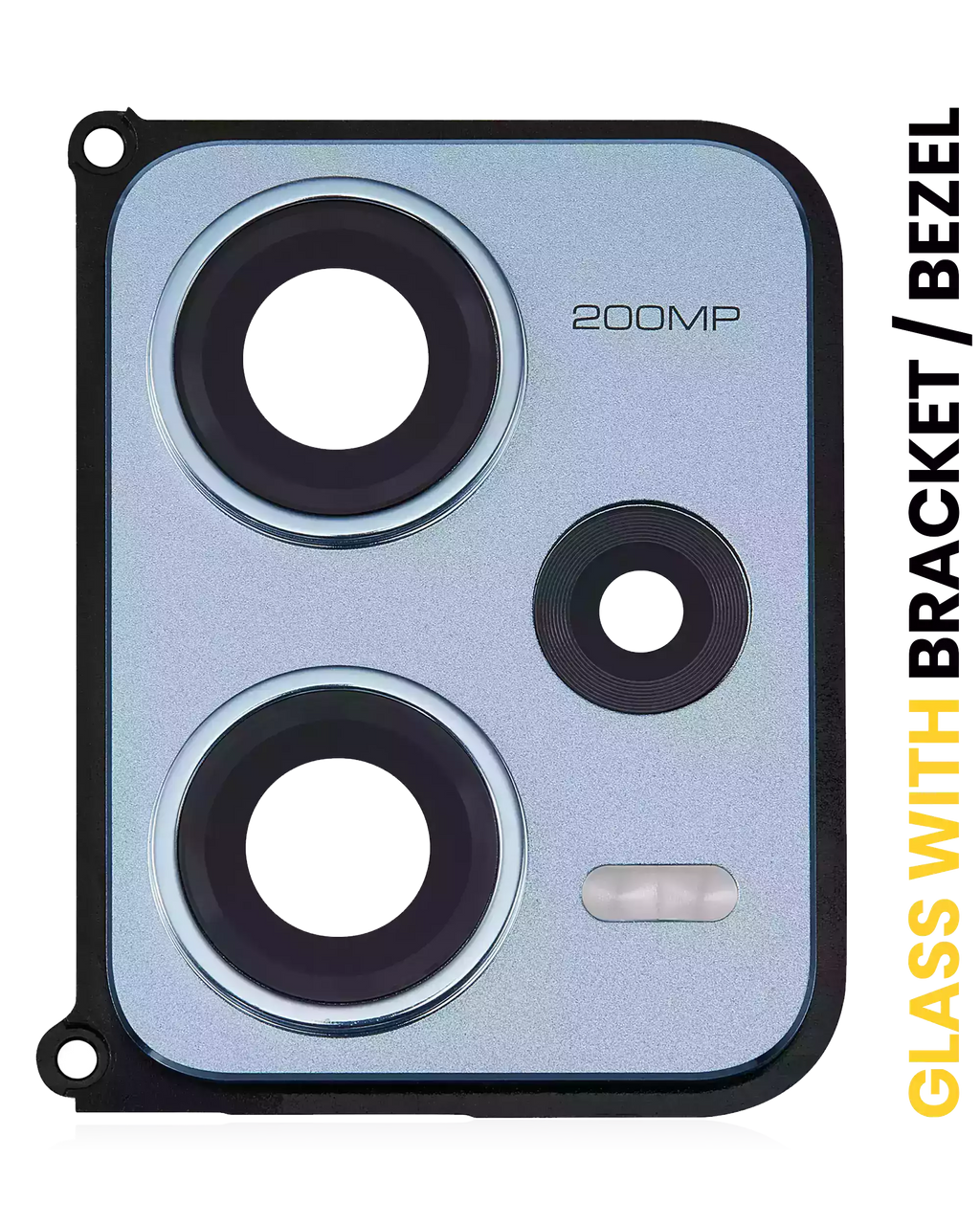 Kameralinse hinten m. Rahmen f. Xiaomi Redmi Note 12 Pro+ (Iceberg Blue)