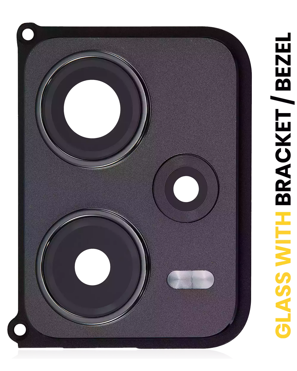 Kameralinse hinten mit Halterung für Xiaomi Redmi Note 12 Pro Plus Schwarz
