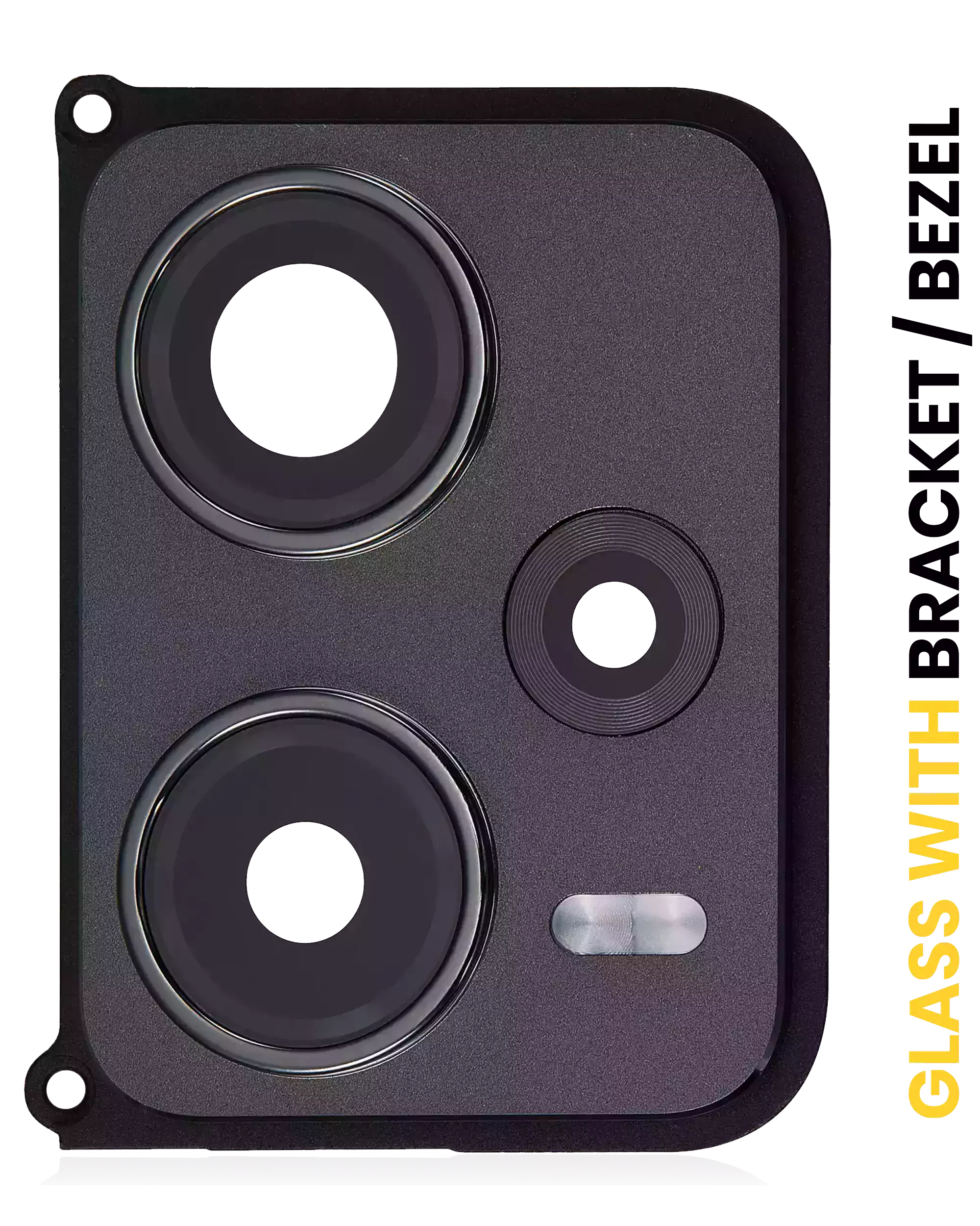 Kameralinse hinten mit Halterung für Xiaomi Redmi Note 12 Pro Plus Schwarz