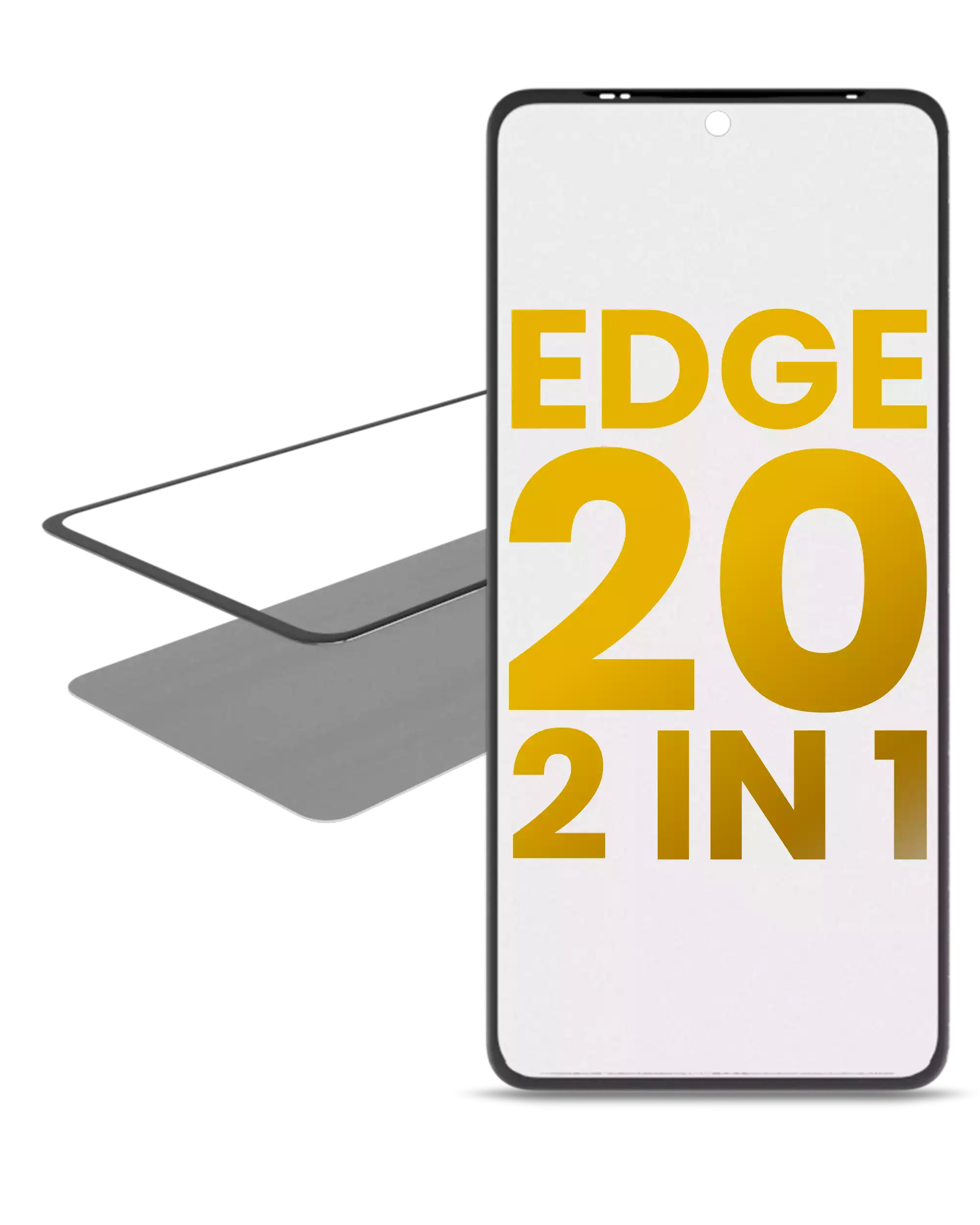 2-in-1 Frontglas mit vorinstalliertem OCA für Motorola Edge 20 (XT2143 / 2021)