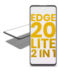 2 in 1 Front Glass with Pre-installed OCA for Motorola Edge 20 Lite (XT2139-1 / 2021)