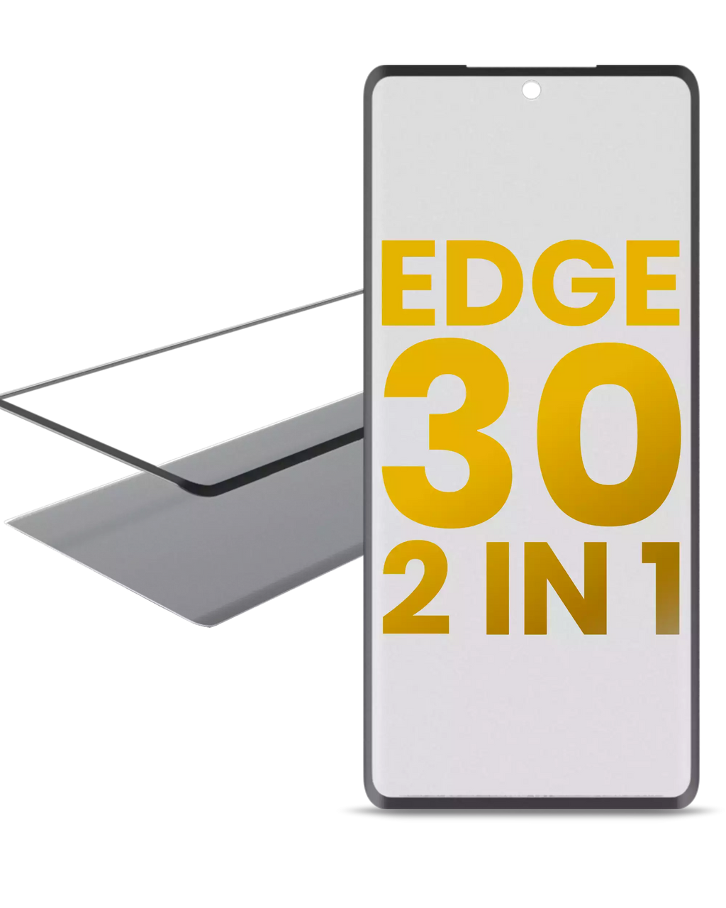 2-in-1 Front Glass with pre-installed OCA for Motorola Edge 30 (XT2203 / 2022)