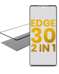 2-in-1 Frontglas mit vorinstallierter OCA für Motorola Edge 30 (XT2203 / 2022)