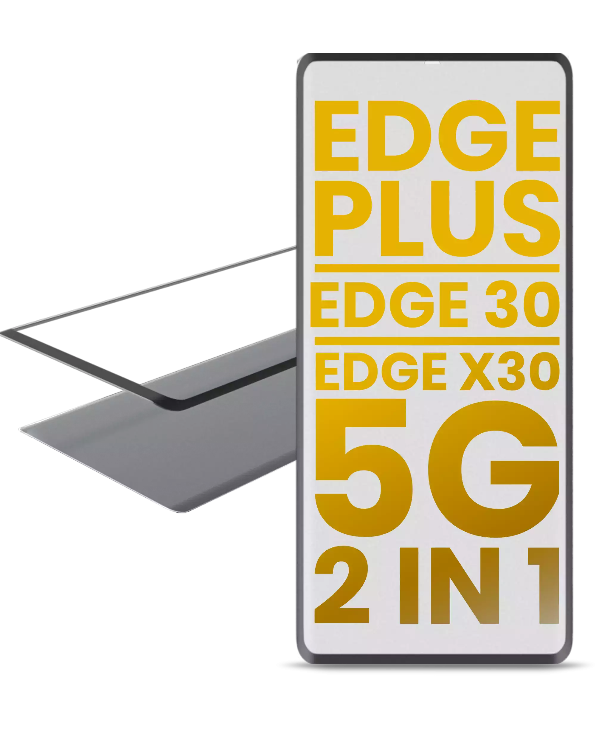 2-in-1 Frontglas mit OCA für Motorola Edge Plus/30 Pro/X30 Premium