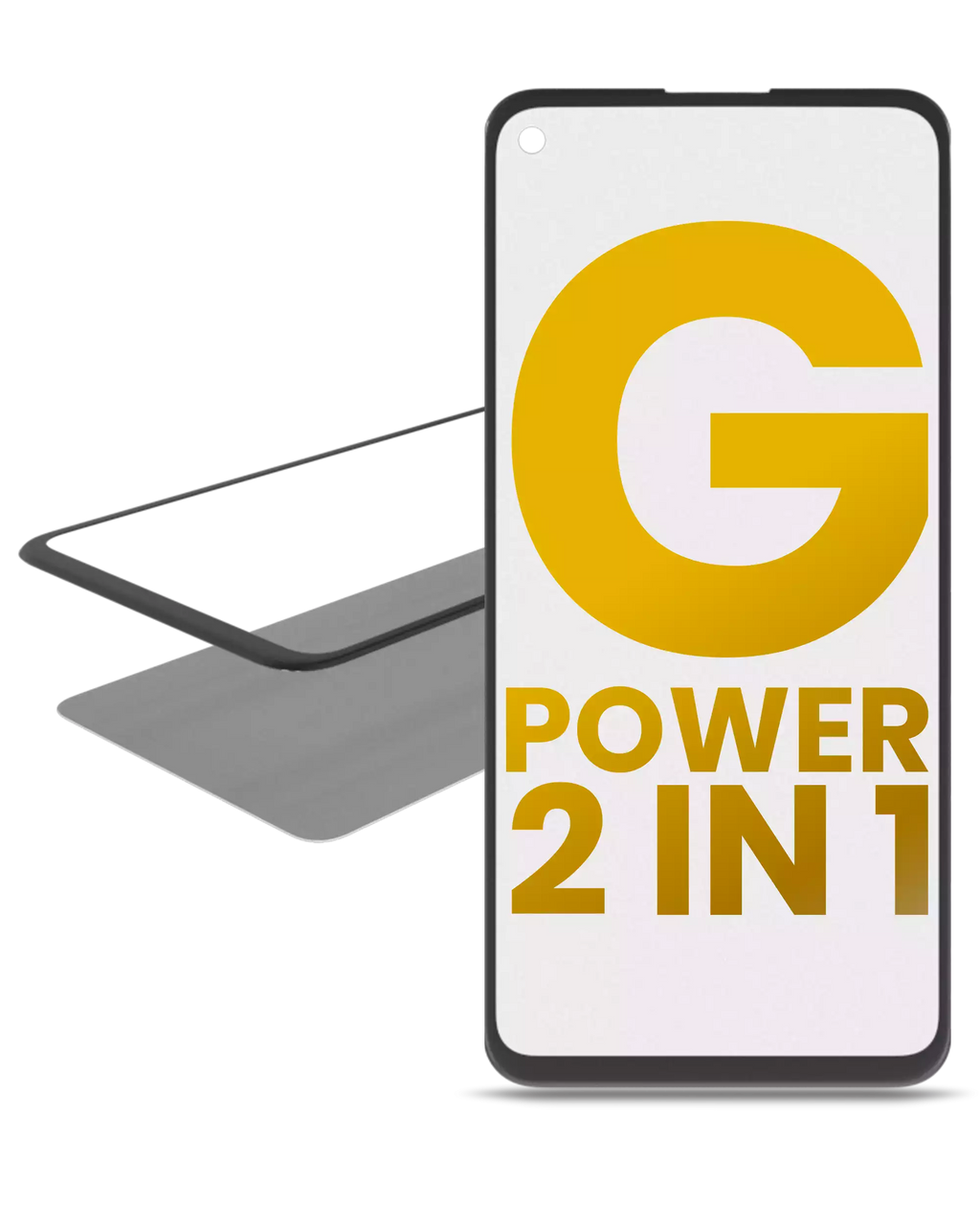 2-in-1 Front Glass with Pre-installed OCA for Motorola Moto G Power (XT2117 / 2021)