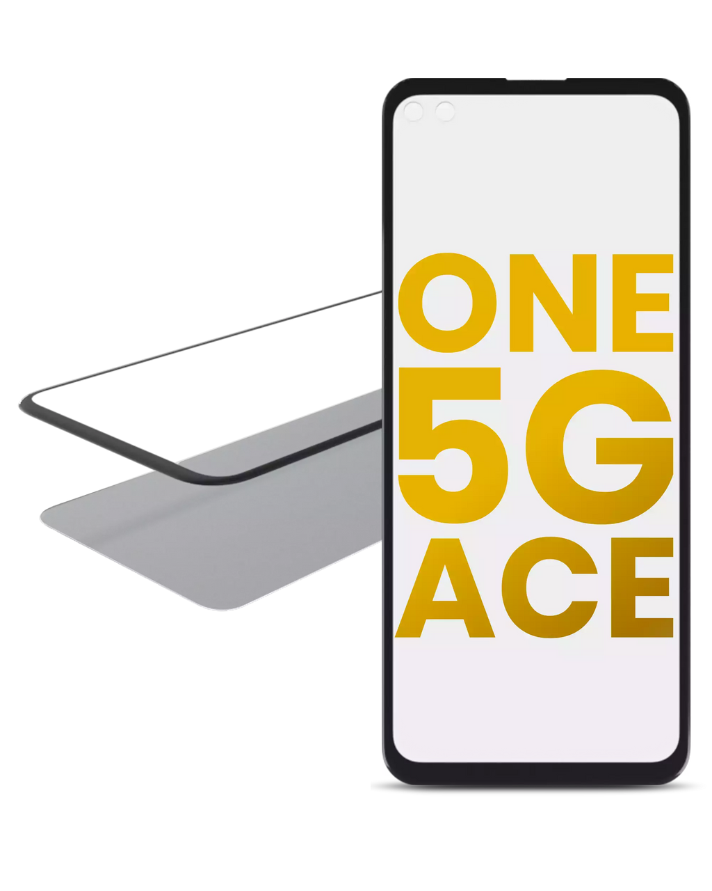 2-in-1 Front Glass with Pre-installed OCA for Motorola One 5G Ace (XT2113-1/2 / 2021)