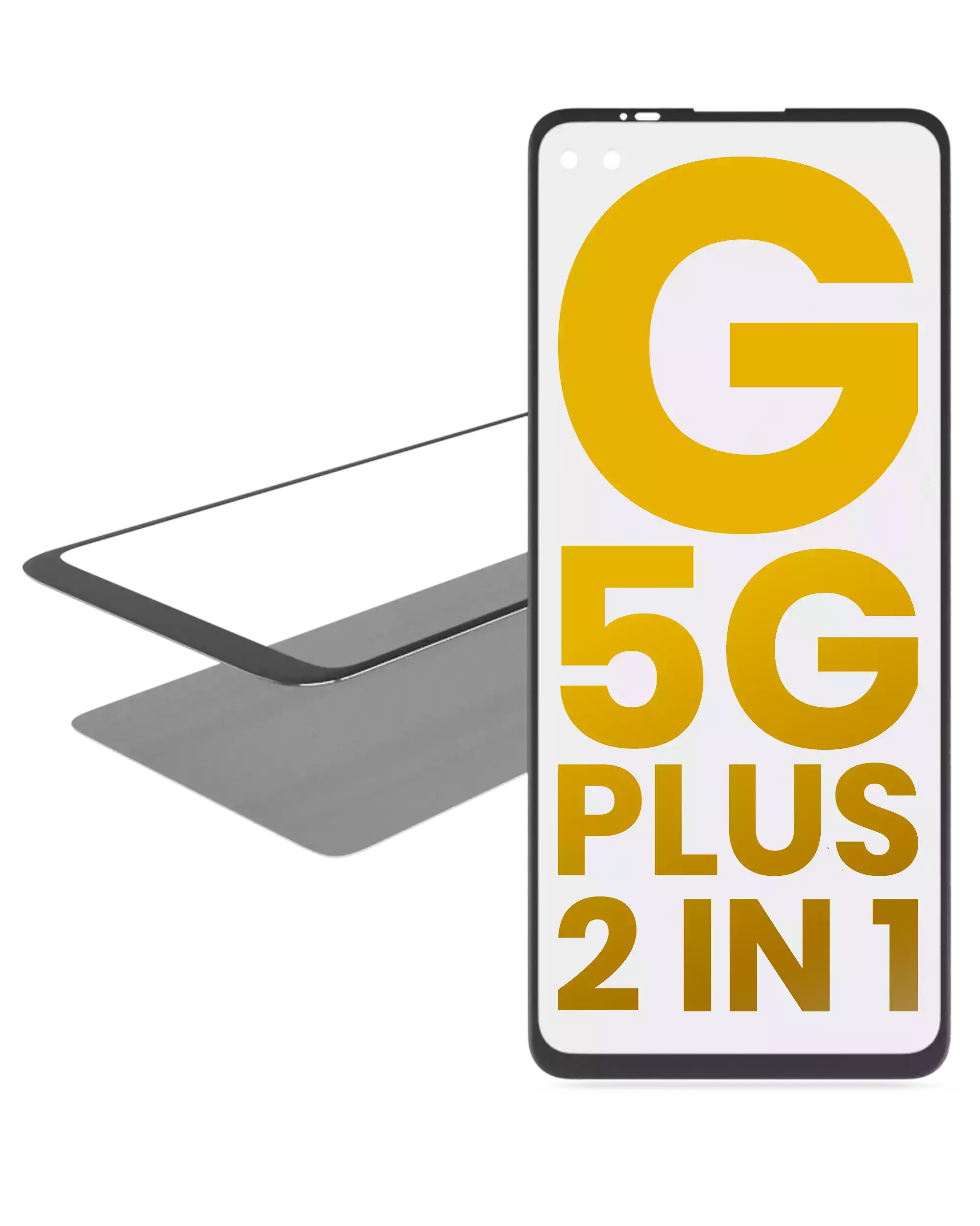 2 in 1 Front Glass with Pre-installed OCA for Motorola Moto G 5G Plus (XT2075 / 2020)