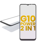 2 in 1 Frontglas mit OCA für Motorola Moto G10 Power - Qualität A
