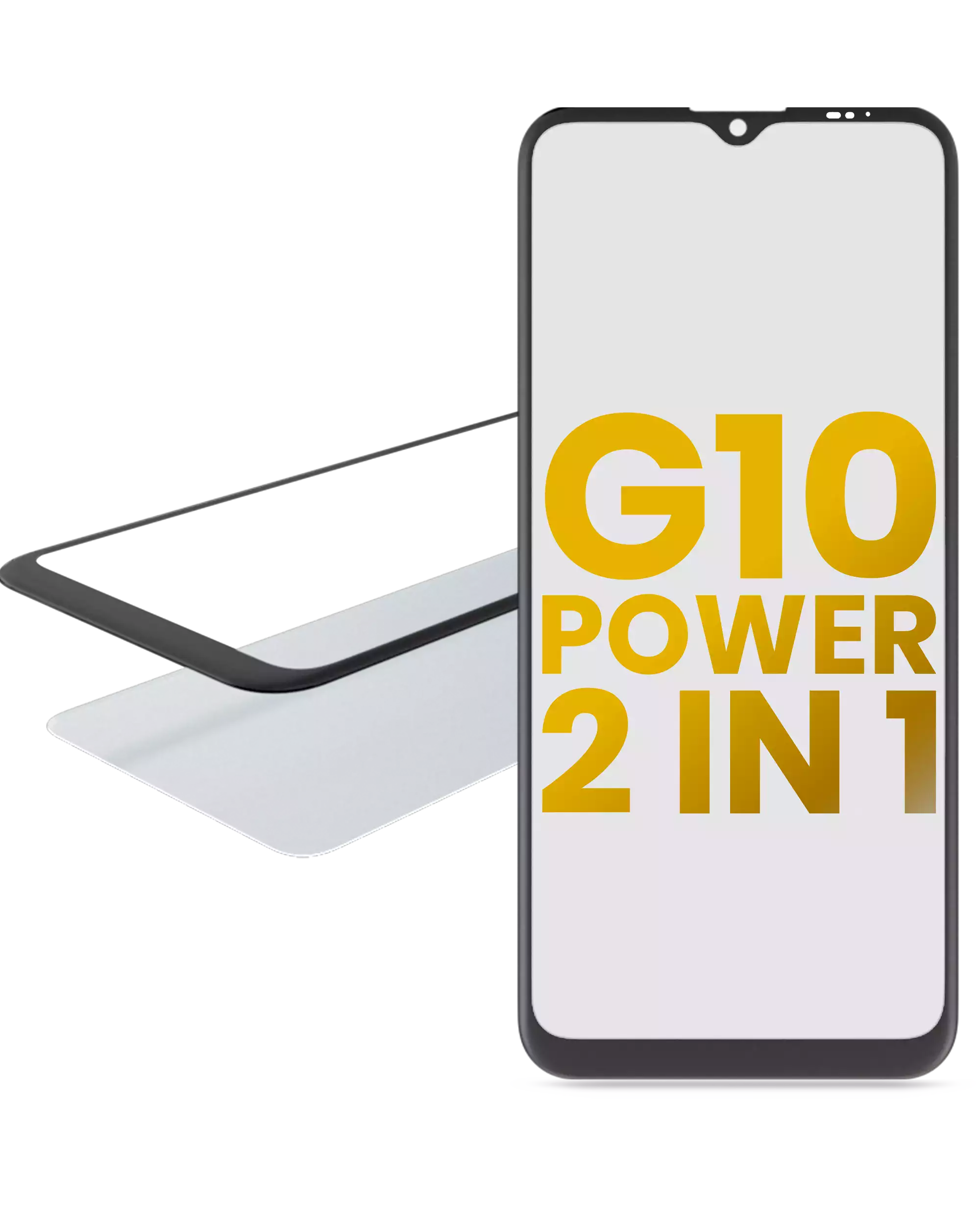 2-in-1 Front Glass with Pre-installed OCA for Motorola Moto G10 Power (XT2127-4 / 2021)