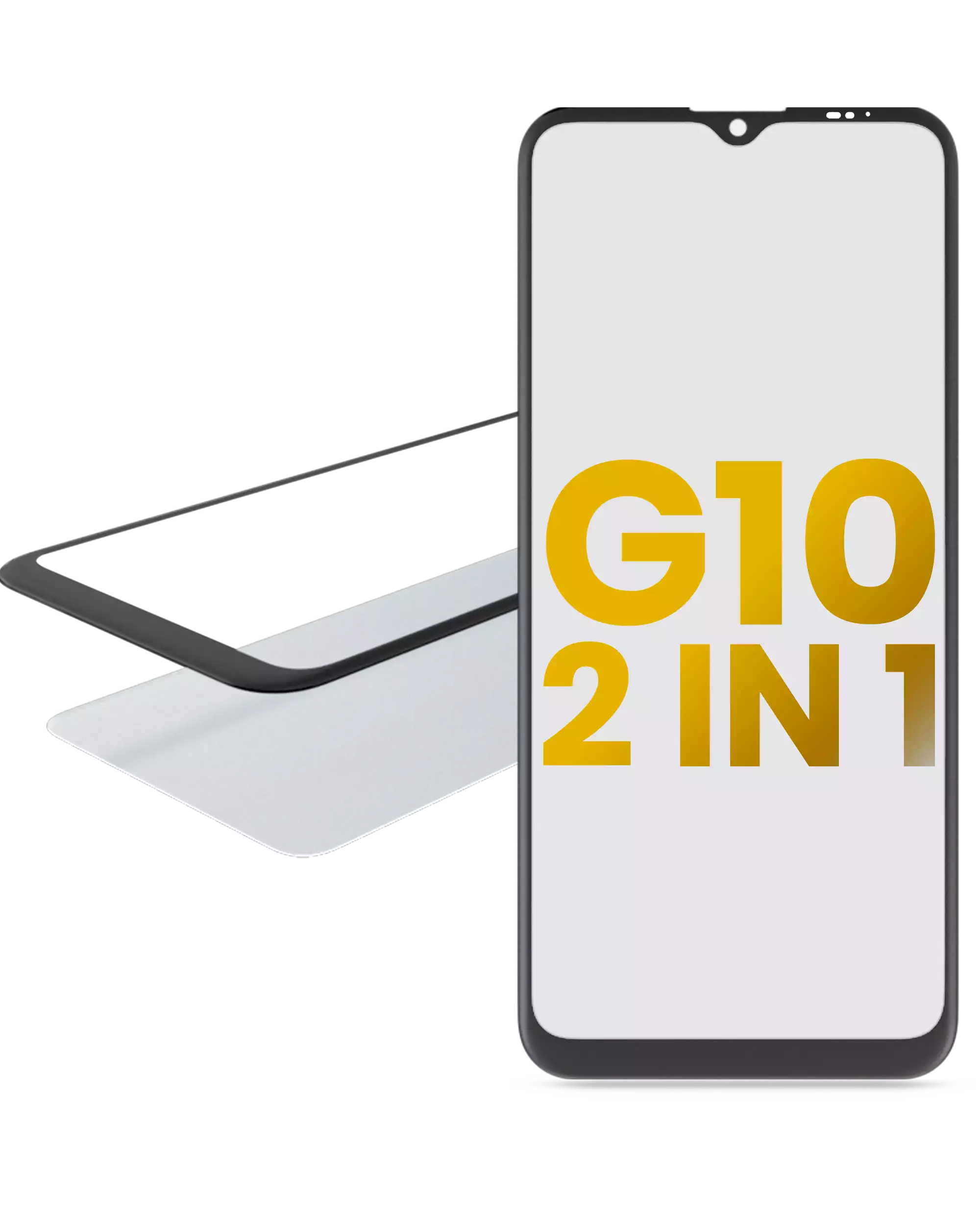 2 in 1 Frontglas mit OCA für Moto G10 - Alle Farben, Qualität A