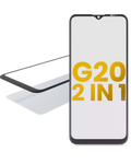 2-in-1 Frontglas mit vorinstalliertem OCA für Motorola Moto G20 (XT2128 / 2021)