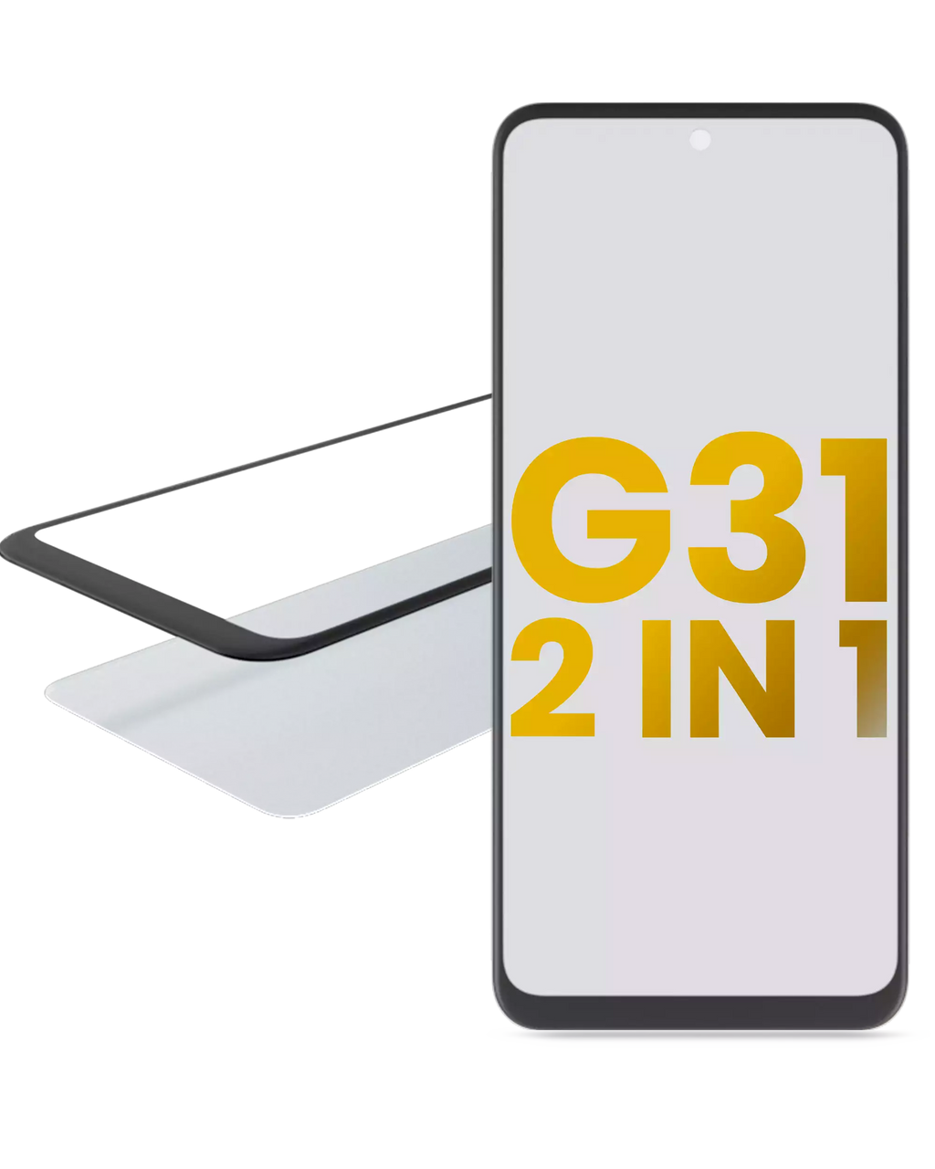 2-in-1 Front Glass with Pre-installed OCA for Motorola Moto G31 (XT2173 / 2021)