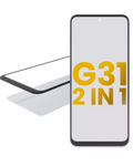 2 in 1 Frontglas mit vorinstallierter OCA für Motorola Moto G31 (XT2173 / 2021)
