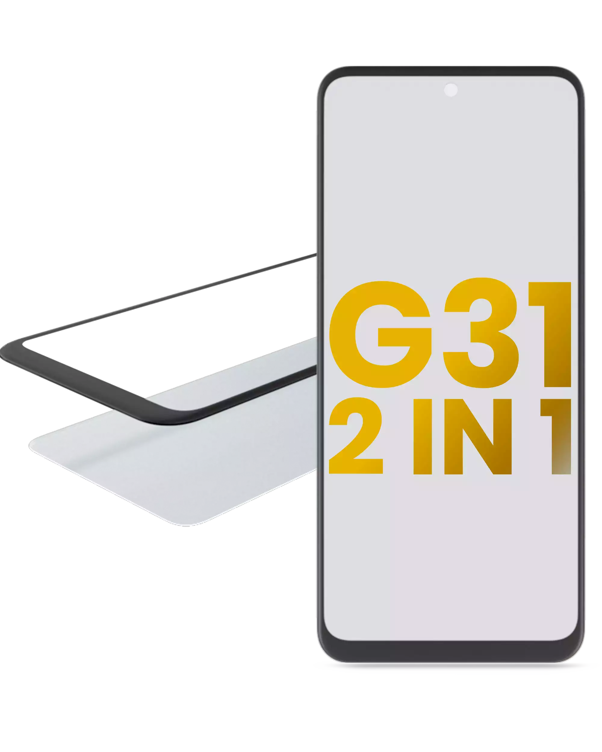 2-in-1 Front Glass with Pre-installed OCA for Motorola Moto G31 (XT2173 / 2021)