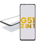2-in-1 Frontglas mit OCA für Moto G51 5G Qualität A